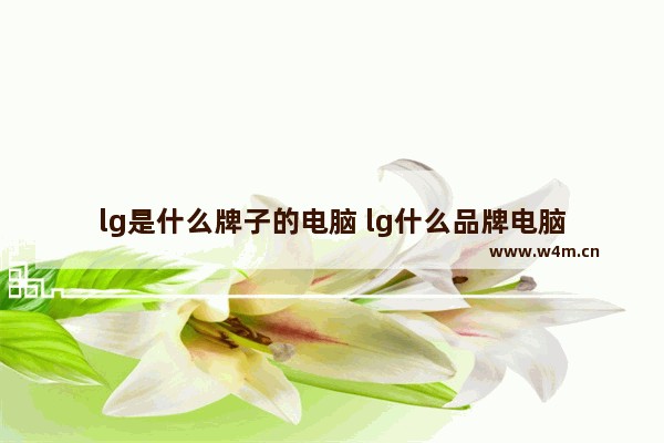 lg是什么牌子的电脑 lg什么品牌电脑