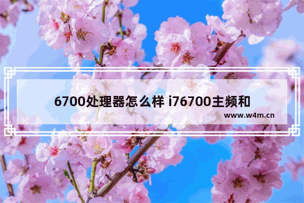 6700处理器怎么样 i76700主频和睿频多少