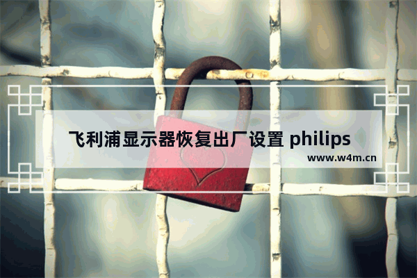 飞利浦显示器恢复出厂设置 philips显示器恢复出厂设置谁知道怎么实现