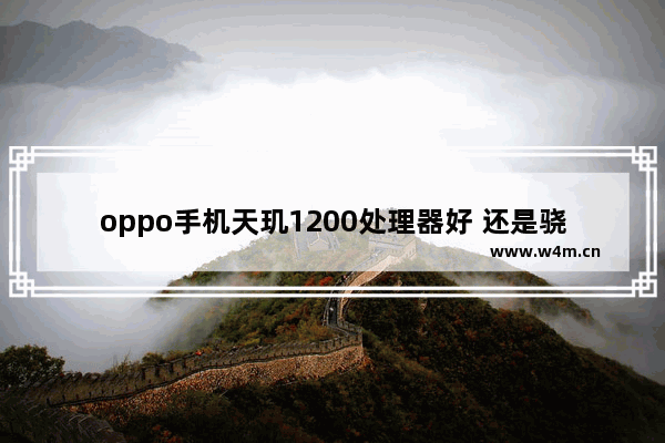 oppo手机天玑1200处理器好 还是骁龙765的好 手机cpu100