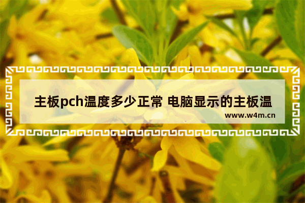 主板pch温度多少正常 电脑显示的主板温度是哪里