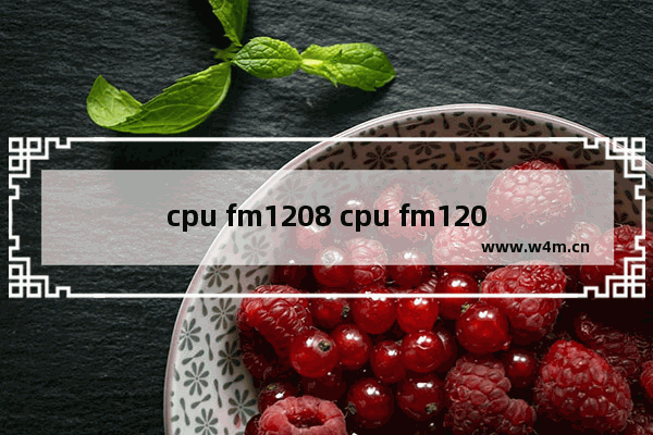 cpu fm1208 cpu fm1208