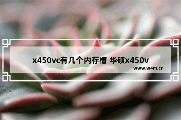 x450vc有几个内存槽 华硕x450v怎样