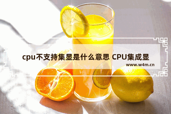 cpu不支持集显是什么意思 CPU集成显卡会影响CPU性能吗