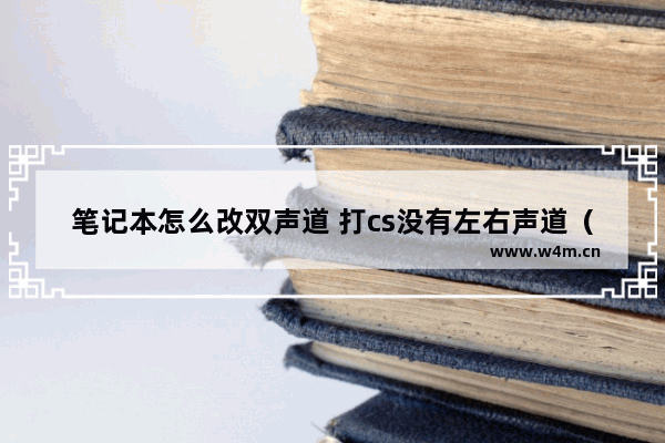 笔记本怎么改双声道 打cs没有左右声道（分不是问题！）