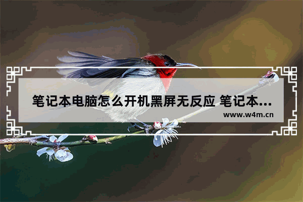 笔记本电脑怎么开机黑屏无反应 笔记本电脑黑屏怎么恢复正常press