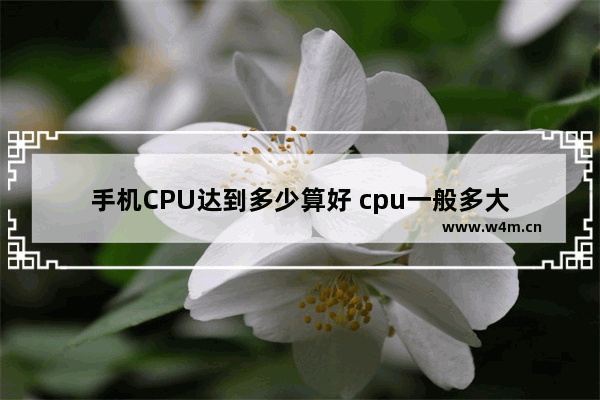 手机CPU达到多少算好 cpu一般多大