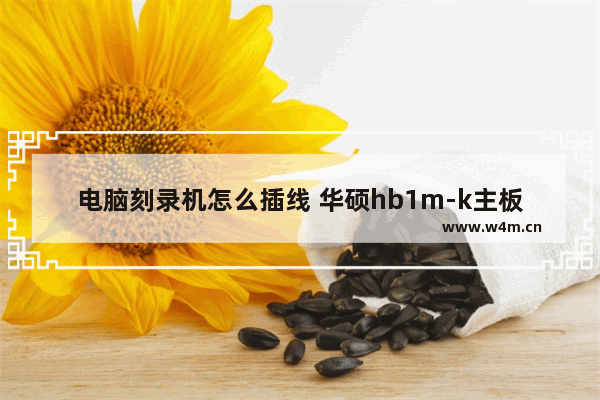 电脑刻录机怎么插线 华硕hb1m-k主板怎么接刻录机