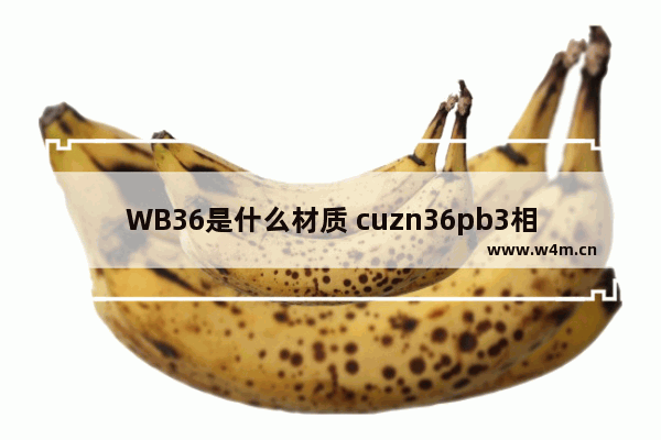 WB36是什么材质 cuzn36pb3相当于国内什么材质