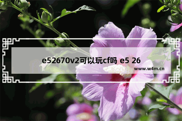 e52670v2可以玩cf吗 e5 2670 cpu c2