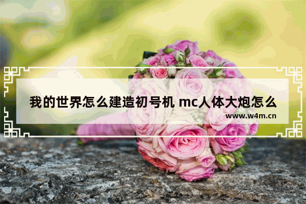 我的世界怎么建造初号机 mc人体大炮怎么做