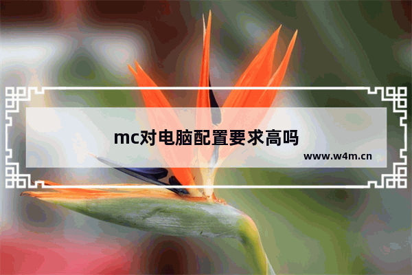 mc对电脑配置要求高吗