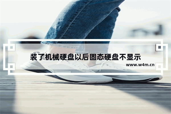 装了机械硬盘以后固态硬盘不显示