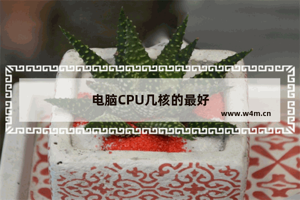 电脑CPU几核的最好