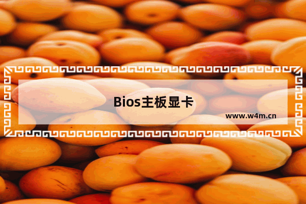 Bios主板显卡