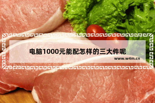 电脑1000元能配怎样的三大件呢