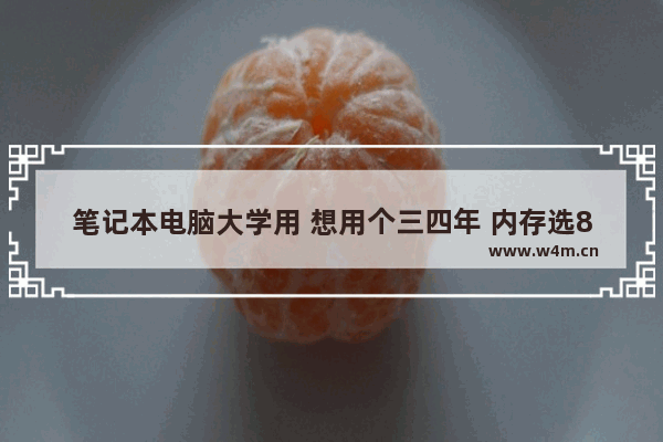 笔记本电脑大学用 想用个三四年 内存选8g还是16g 有哪些推荐