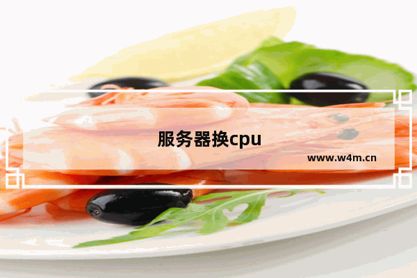 服务器换cpu