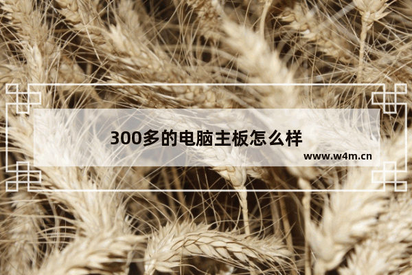 300多的电脑主板怎么样