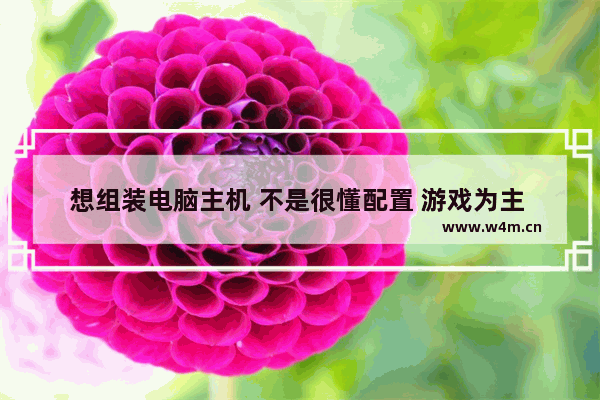 想组装电脑主机 不是很懂配置 游戏为主 吃鸡、联盟、守望先锋 预算3000左右有配置推荐么