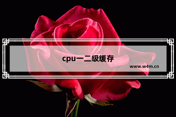 cpu一二级缓存