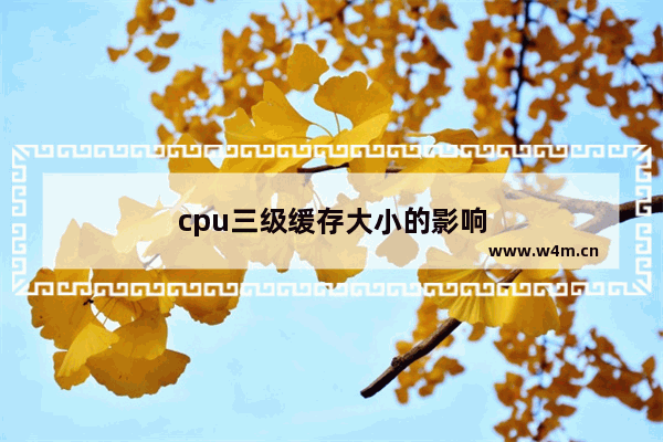 cpu三级缓存大小的影响