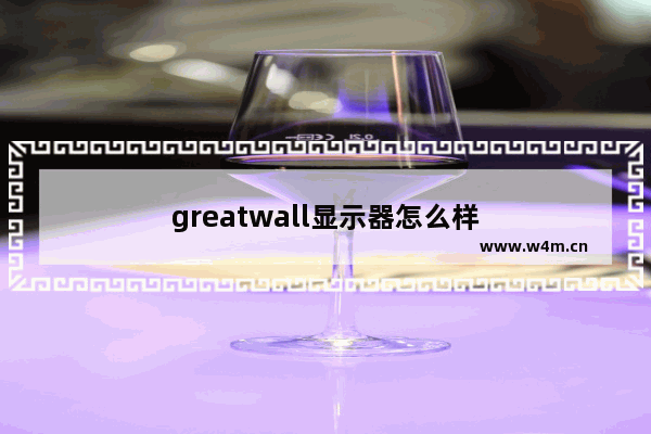 greatwall显示器怎么样