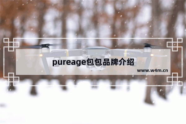 pureage包包品牌介绍