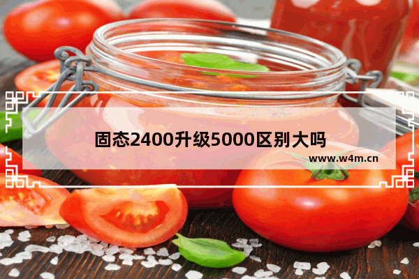 固态2400升级5000区别大吗