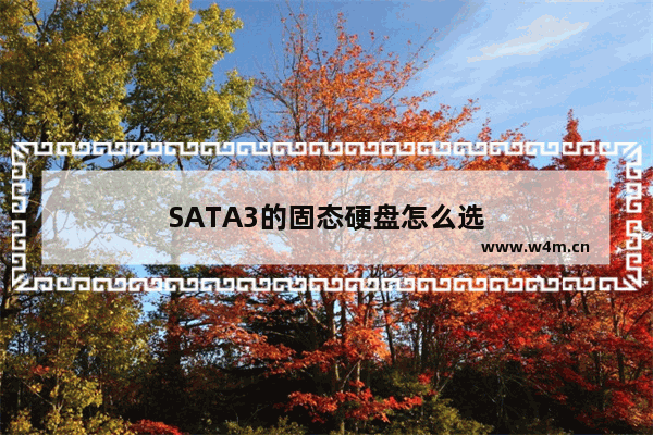 SATA3的固态硬盘怎么选