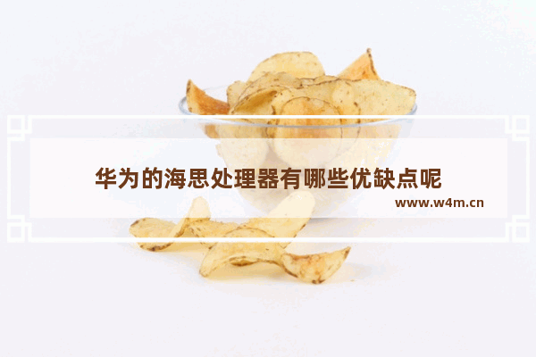 华为的海思处理器有哪些优缺点呢