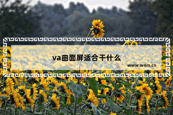 va曲面屏适合干什么