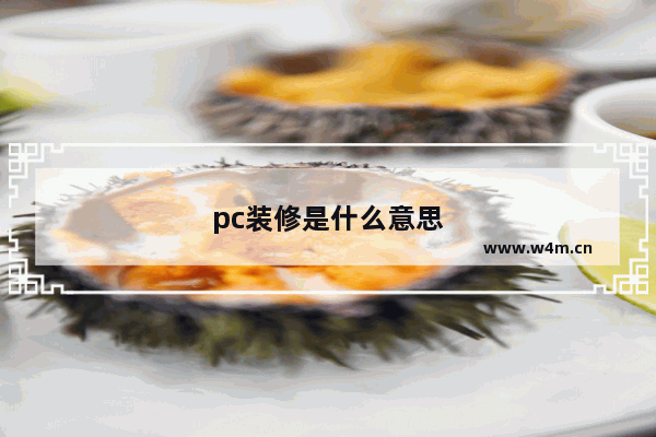 pc装修是什么意思