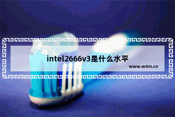 intel2666v3是什么水平