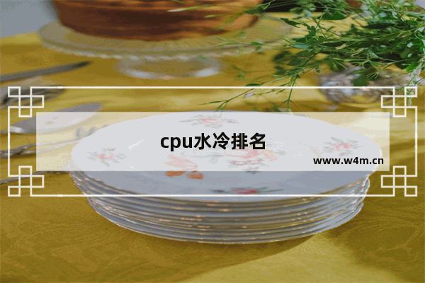 cpu水冷排名