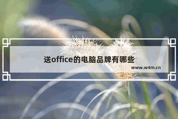 送office的电脑品牌有哪些