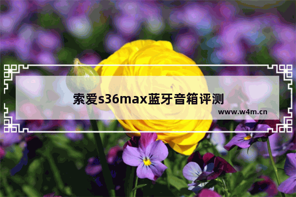 索爱s36max蓝牙音箱评测