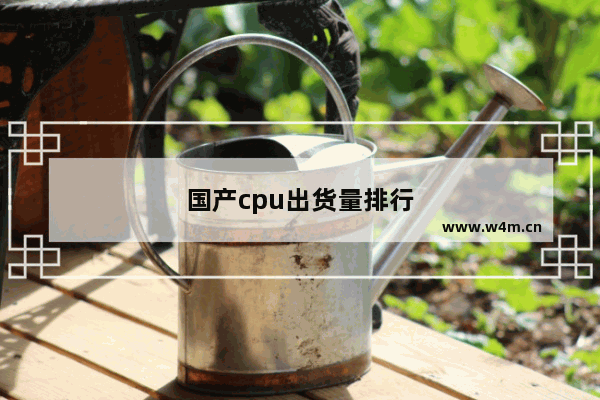 国产cpu出货量排行