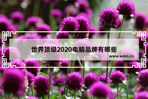 世界顶级2020电脑品牌有哪些