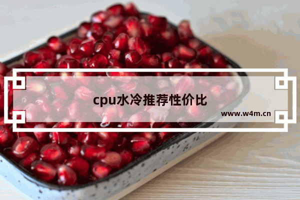 cpu水冷推荐性价比