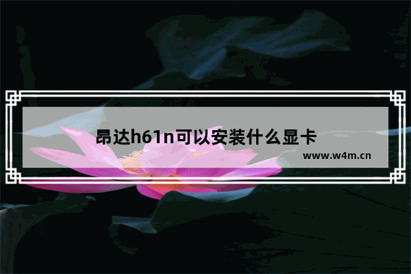 昂达h61n可以安装什么显卡