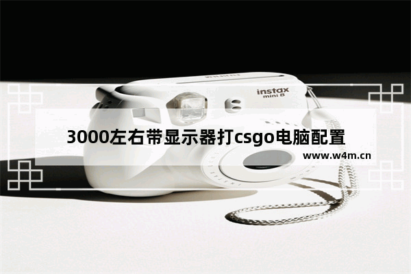 3000左右带显示器打csgo电脑配置