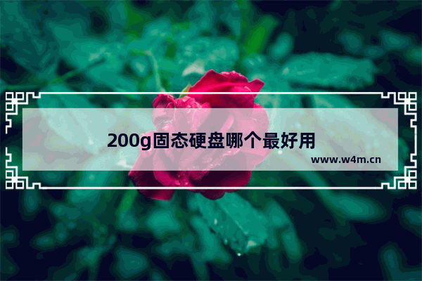 200g固态硬盘哪个最好用