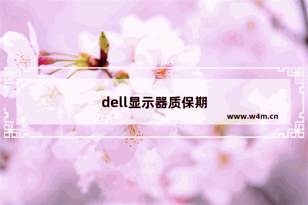 dell显示器质保期