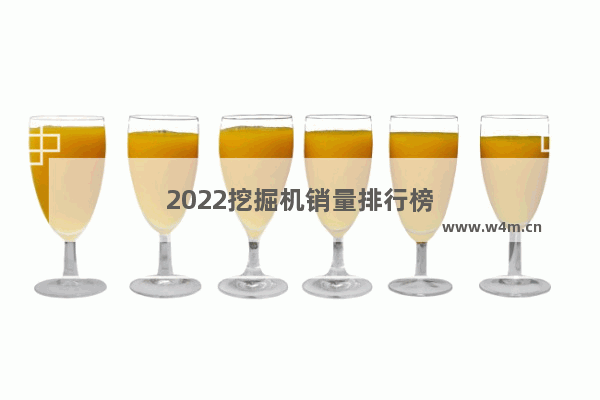 2022挖掘机销量排行榜