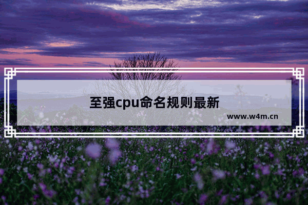 至强cpu命名规则最新