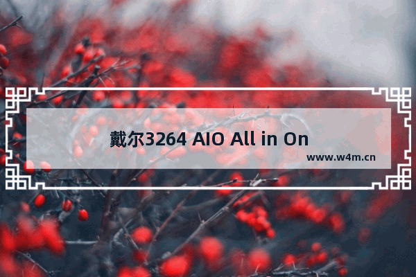 戴尔3264 AIO All in One(一体机怎么升级内存与加装固态硬盘)