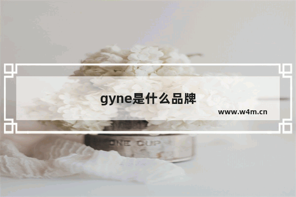 gyne是什么品牌