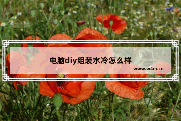 电脑diy组装水冷怎么样