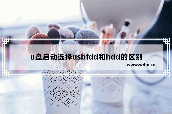 u盘启动选择usbfdd和hdd的区别